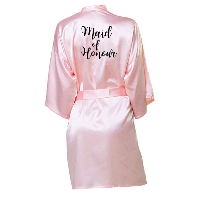 Miniature : 16 Color Kimono Bridal Pajama Set - Wedding Robes for Bridal Party - Squad Gift