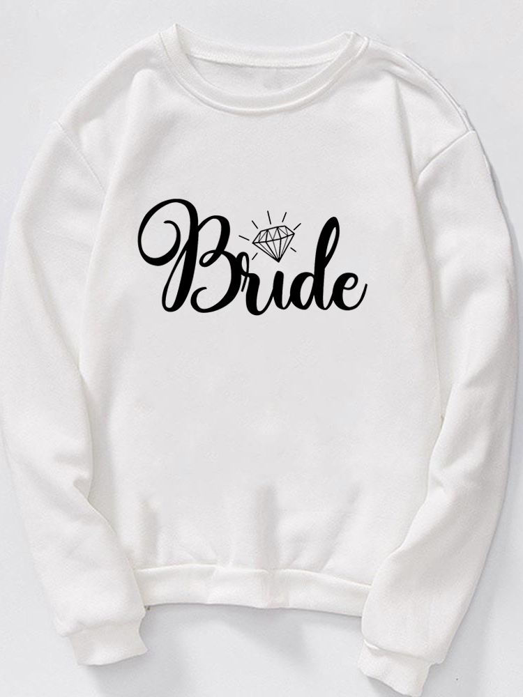 Miniature : Women's Team Bride Sweatshirt-Bachelorette Party/Wedding Graphic Pullover