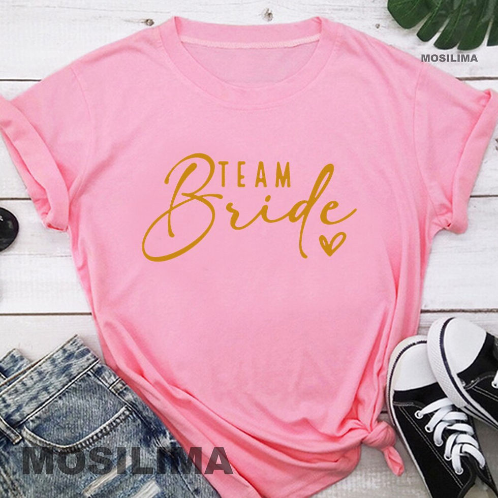 Miniature : Team Bride T-Shirts-Bride & Bridesmaids Bachelorette Party/Proposal Squad Shirts