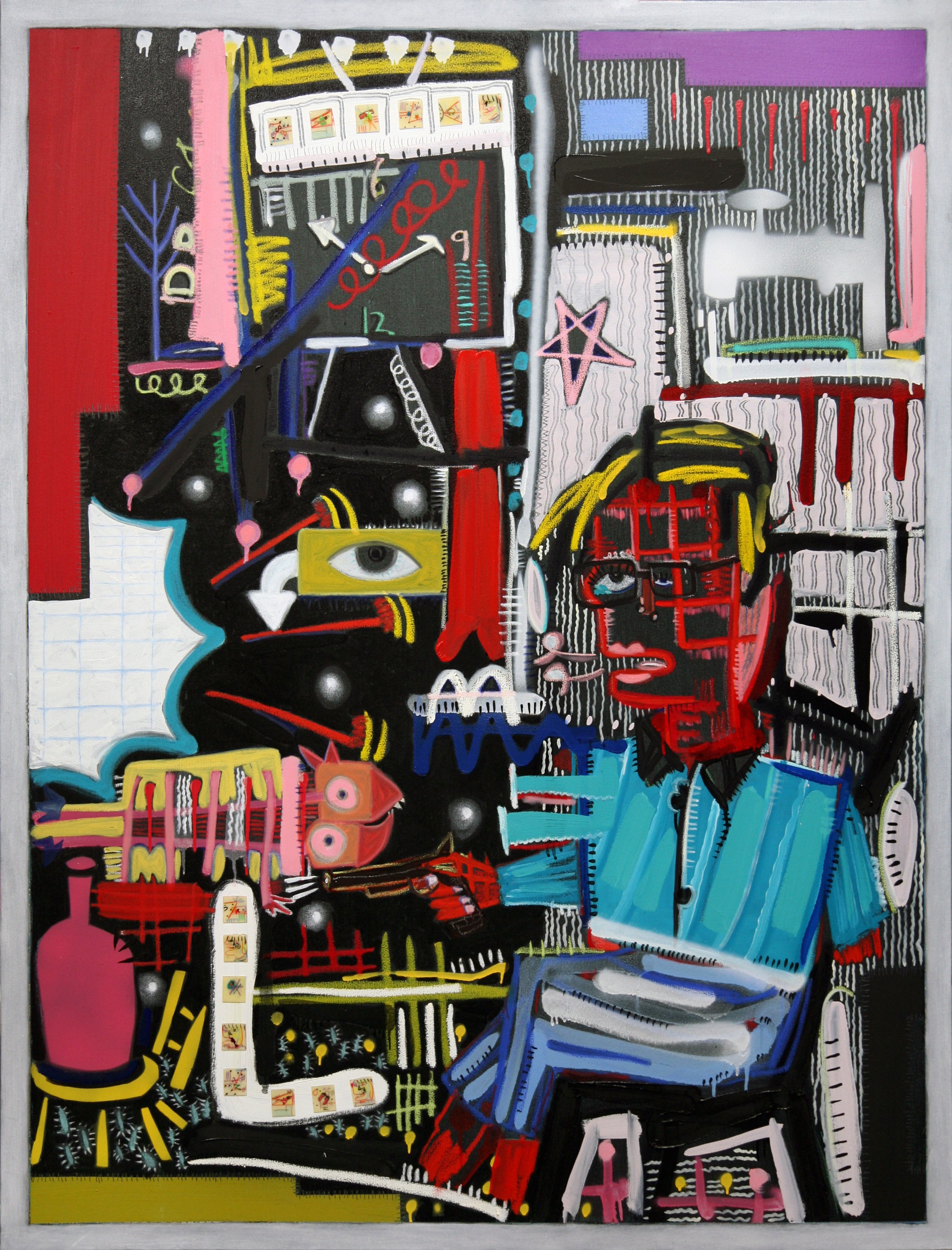 (8)2009 XP Series ,I_m dreaming, aren_t , 64x51inch oil on canvas