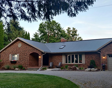 Residential metal roof
