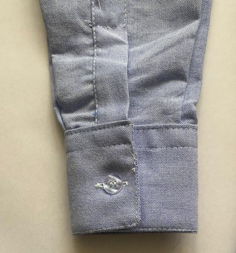 Miniatura: Camisa Oxford tela Textilia manga larga para Dama 100% algodón