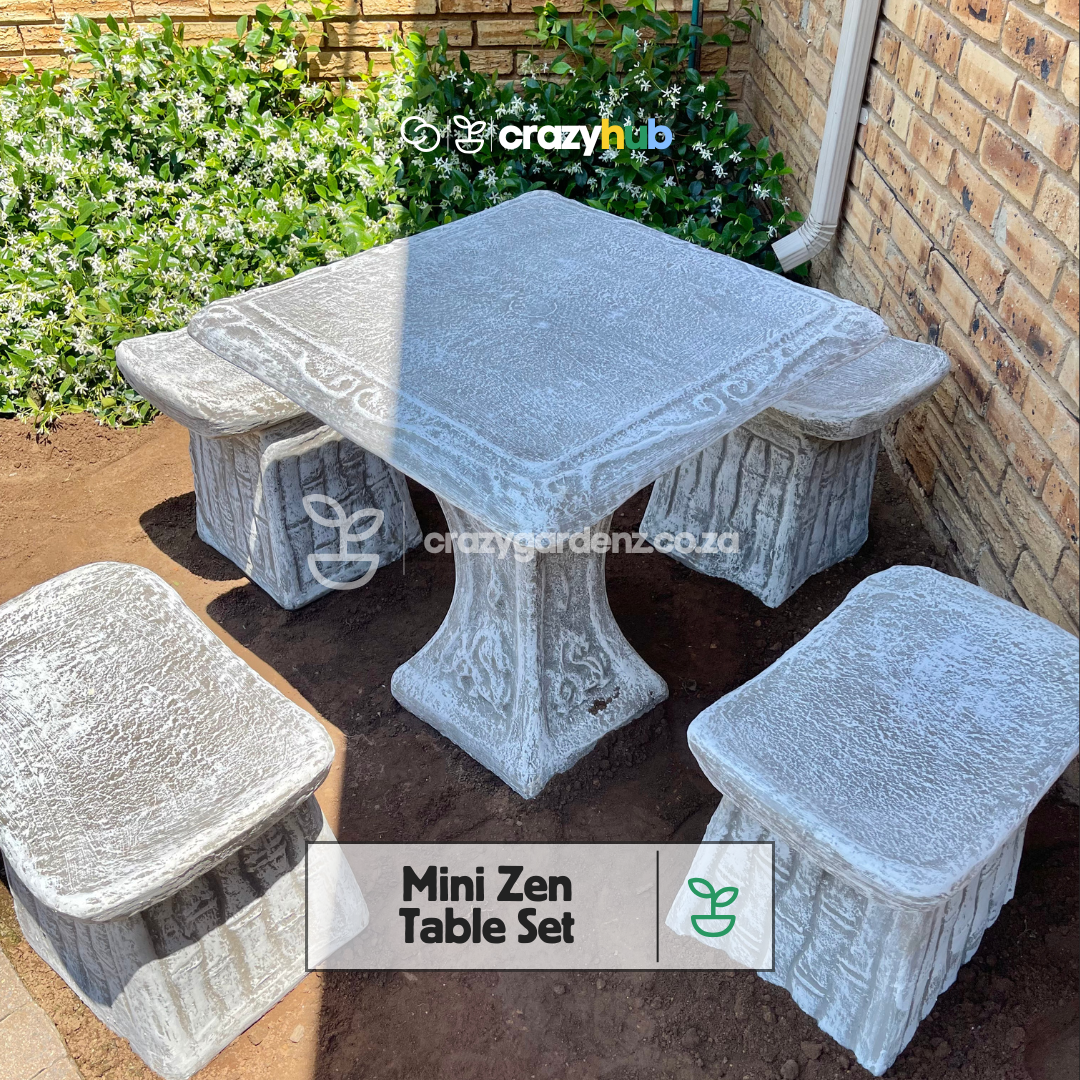 Mini Zen Table Set (concrete)