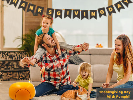 Thanksgiving Day With Pumpkii
