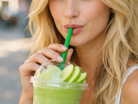 🍏 Slushie de Maçã Verde