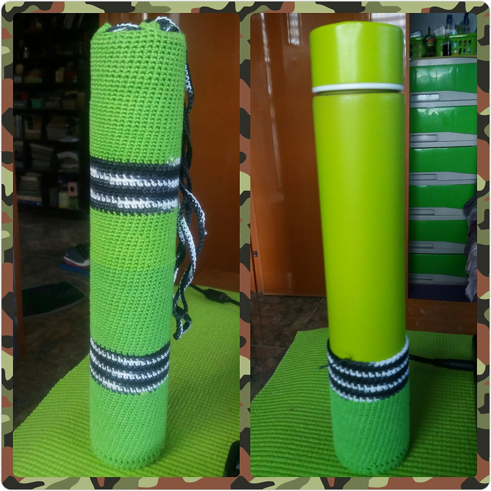 Crocheted Sleeve 1 for Skinny Vacuum Flask