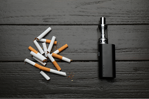 1 vape vs. 1 pack of cigarettes