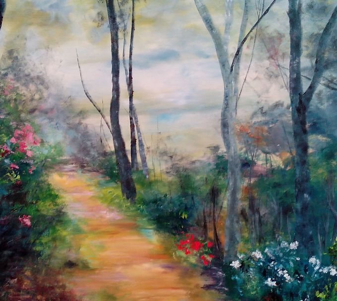 A Path in the Forest Oil on Canvas 80-100 cm.jpg