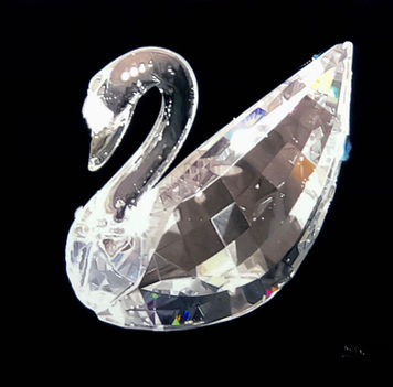 schwan swarovski öl auf leinwand fotorealistische malerei