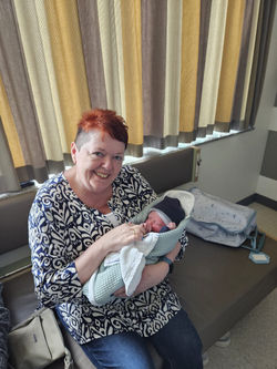 Joeri en oma Mariette