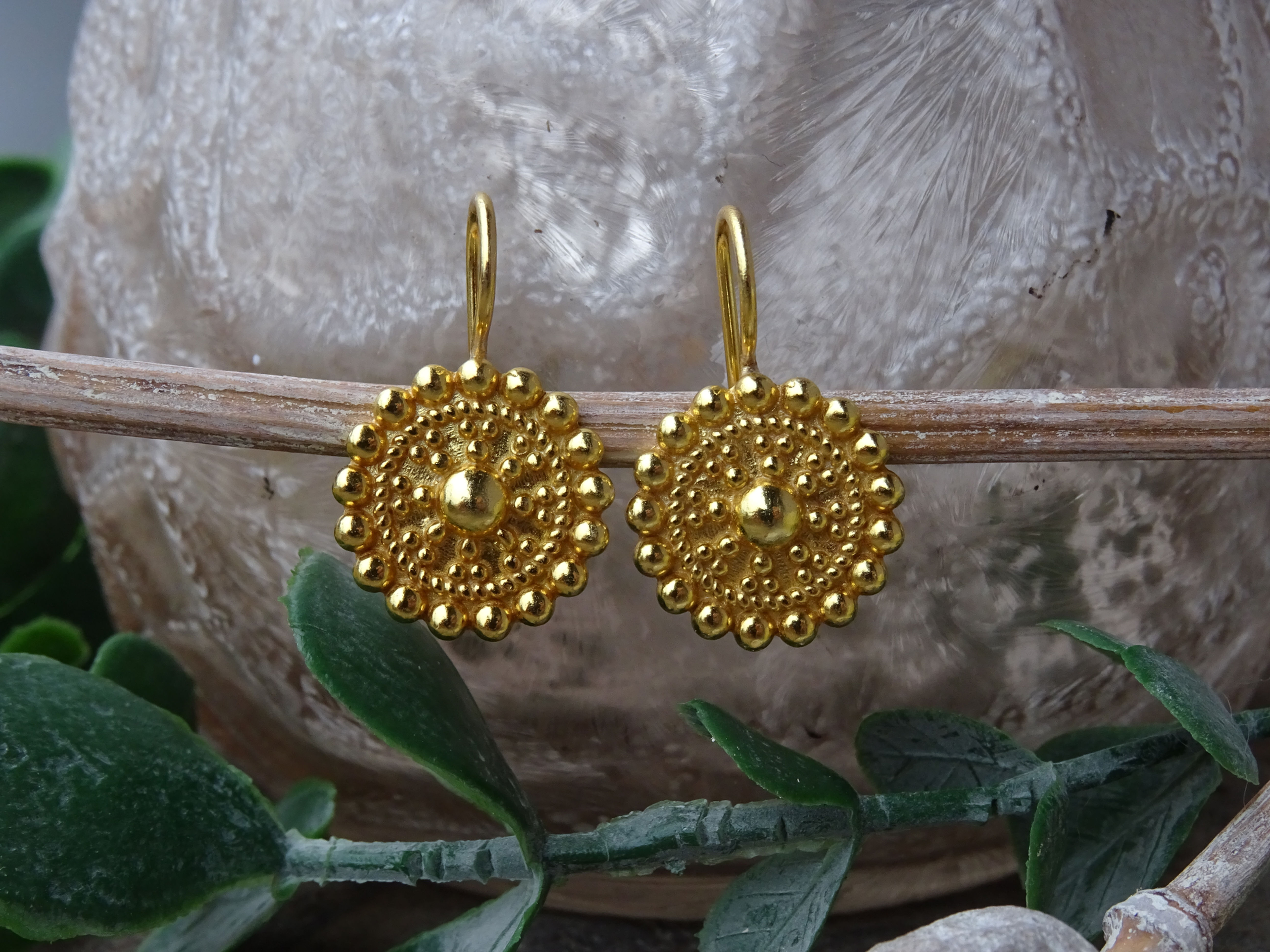 Ohrhänger Ornament gold