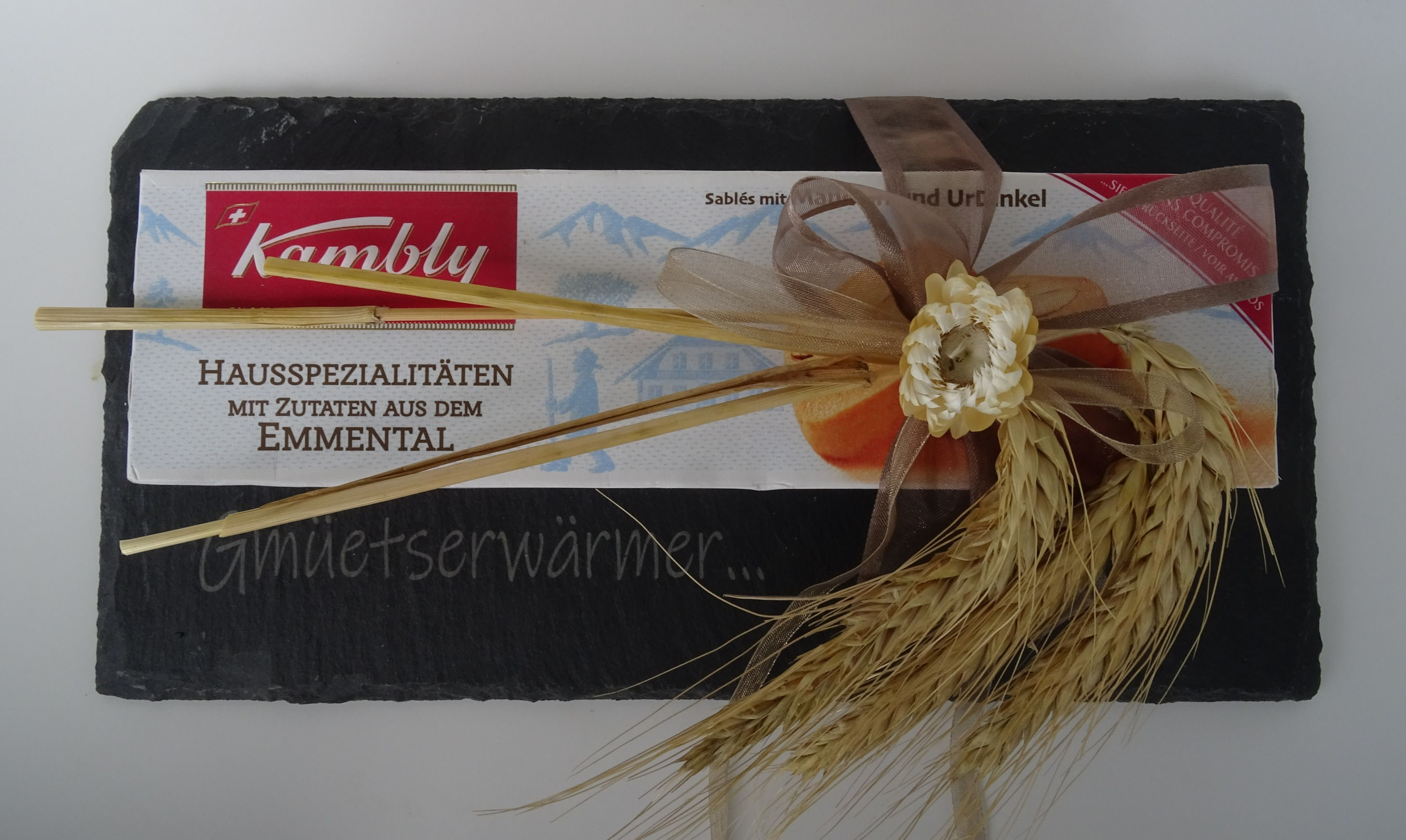 Schiefertafel Gmüetserwärmer