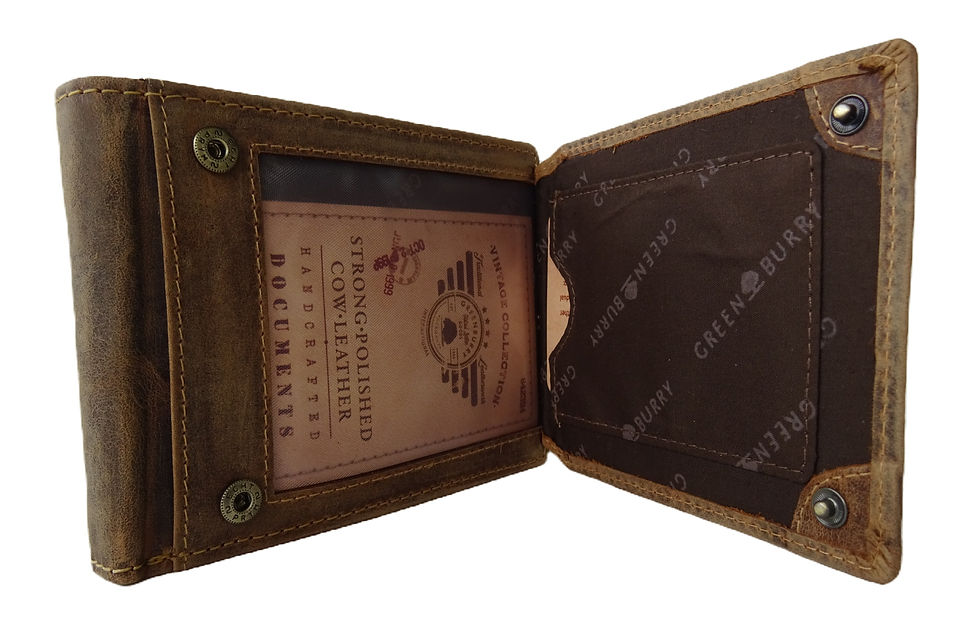 Miniaturbild: Portemonnaie vintage Rinderleder