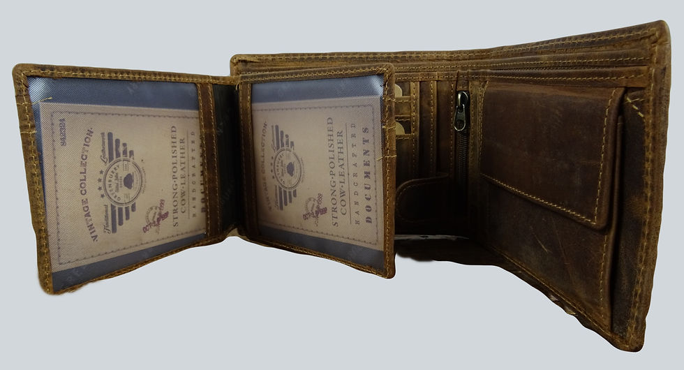 Miniaturbild: Portemonnaie Rinderleder