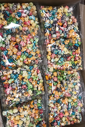gekleurde popcorn 50 gram