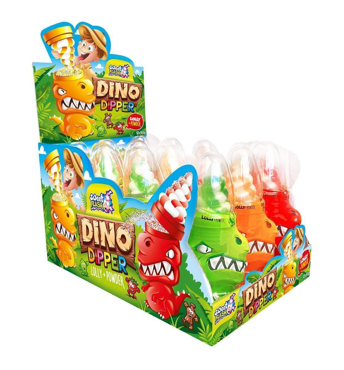 Eenhoorn Unicorn of dino licker 12 stuks