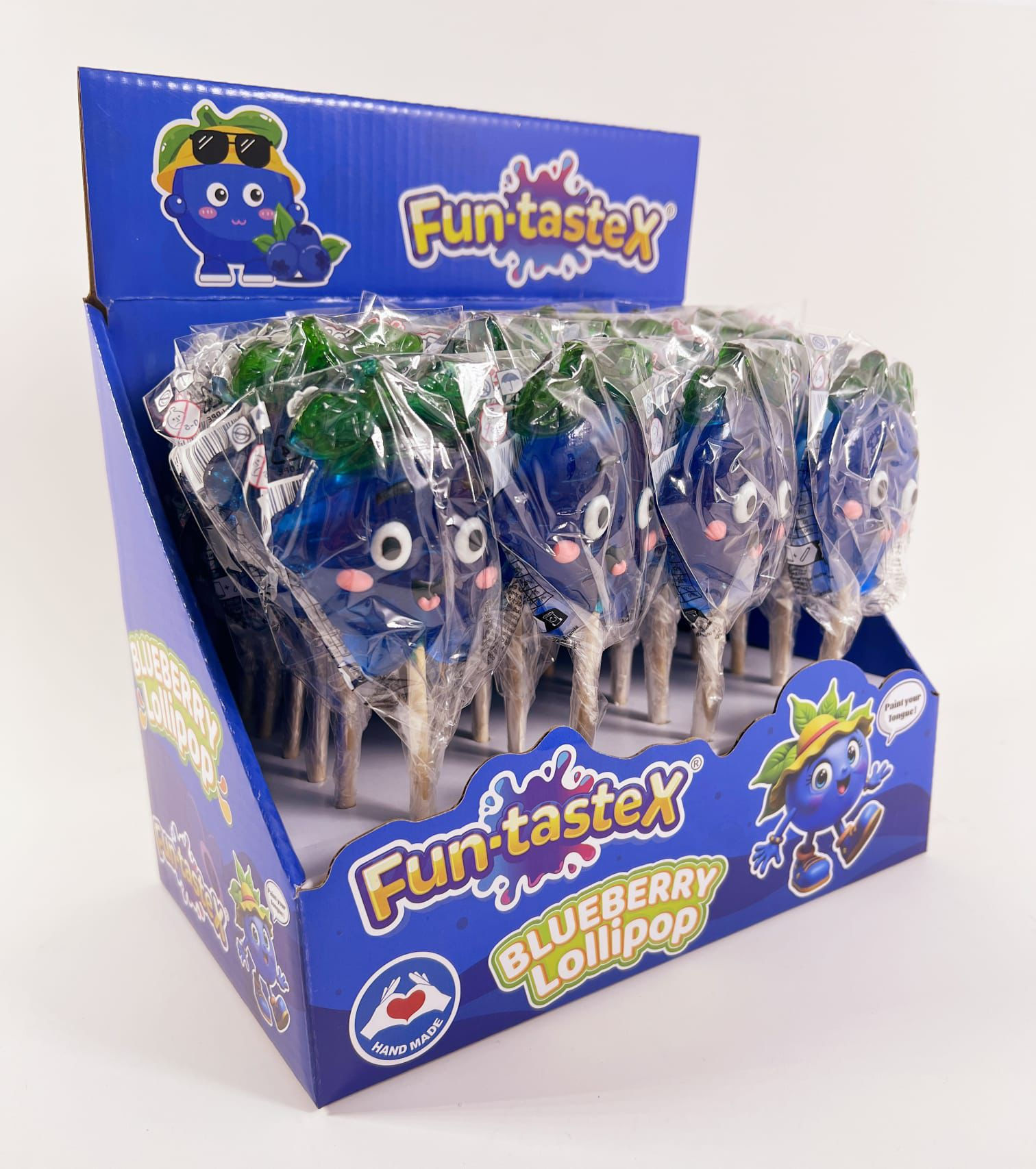 Fruit  lolly Fun-Tastex watermeloen bosbes aardbei orange