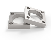 Flange for Visco-Elastic Dampers