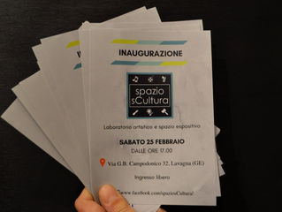 Inaugurazione di Spazio sCultura
