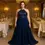 Thumbnail: chiffon formal dress, chiffon ball gown, sequin evening gown, XL evening dress MEOYEUUS