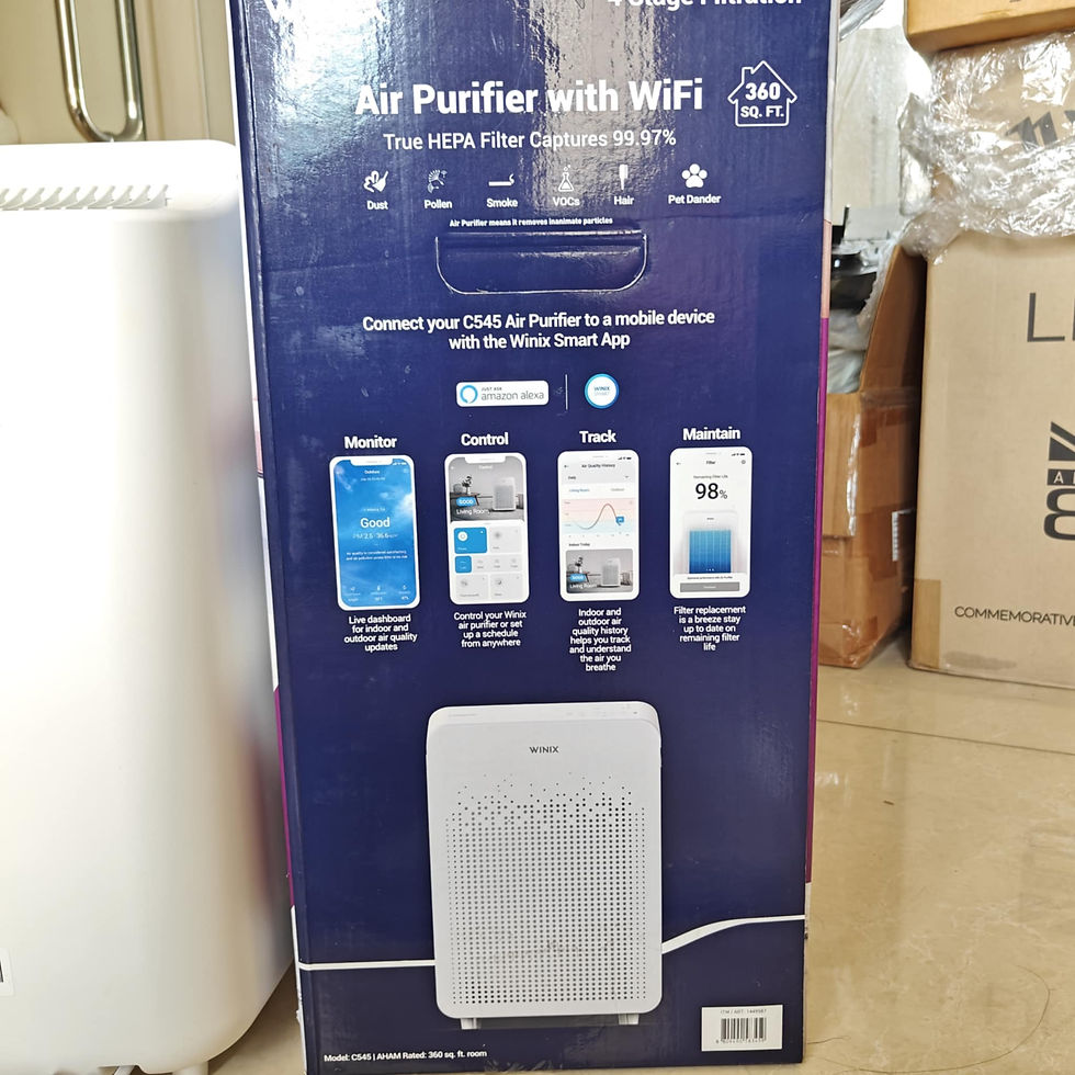 Thumbnail: Máy lọc không khí x.tay mỹ Winix True HEPA mới 90% + 2 lọc than hoạt tính + 1 lọc bụi  Bạn hãy giữ sức khoẻ cho bản thân và g