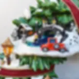 Thumbnail: luxury holiday ornament, artist inspired home décor, festive wall hanging, collectible holiday art, vintage Christmas decor