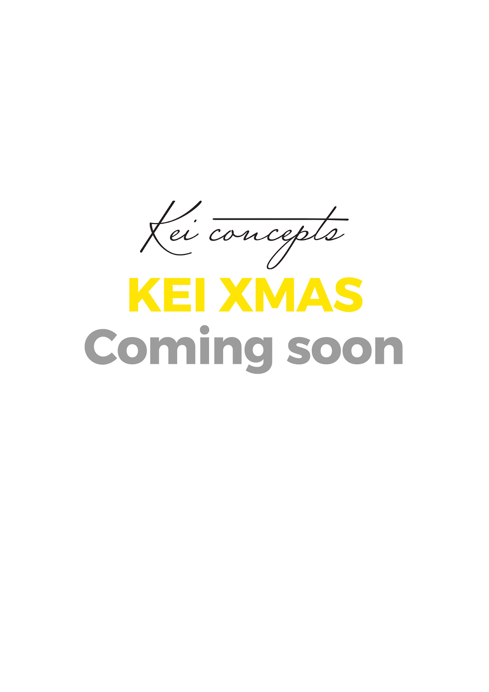 KEI CONCEPTS CHRISTMAS EVENT