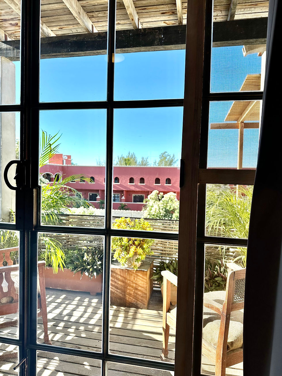 Balcony.