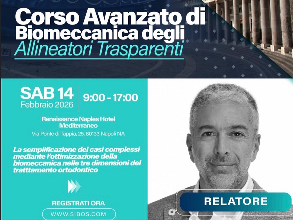 Advanced aligners biomechanics course 2026 SIBOS