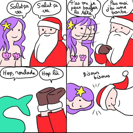 Solène la sirène et le père Noël