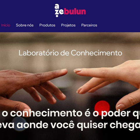 Site institucional da Azebulun desenvolvido pela ELA Lab Digital para divulgação de treinamentos, palestras e soluções em educação corporativa.