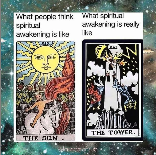 Ce que les gens pensent que l'éveil spirituel est vs. Ce qu'est réellement l'éveil spirituel