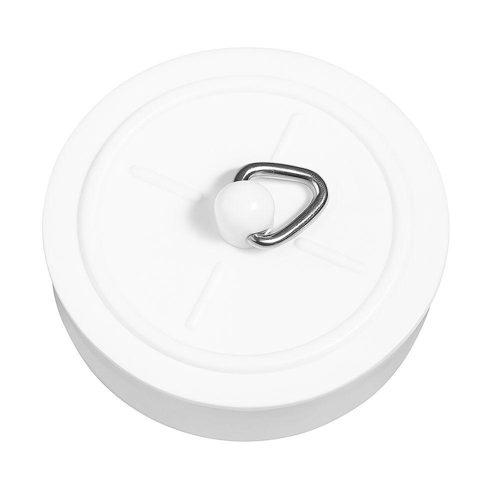 WHITE RUBBER BASIN PLUG