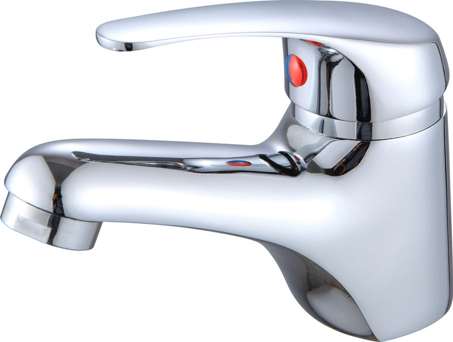 Eros Chrome Basin Mixer Tap Single Lever Handle- 40mm (include Waste)