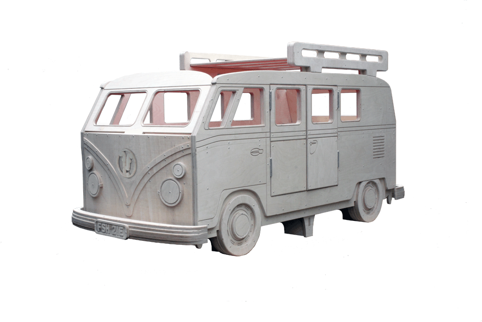 VW Split Screen Camper Van Single Bed