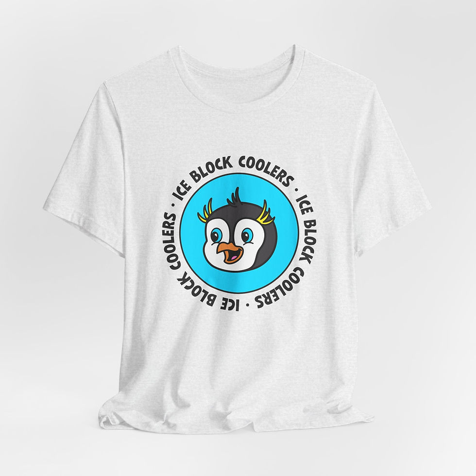 Thumbnail: Ice Block Coolers Classic Penguin Logo Tee 