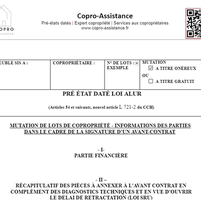 Mon syndic tarde à me fournir le Pré-état daté: que faire ?