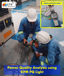 Power quality testing and recording using KPM's PQ + Power Quality Recorder in an oil refinery