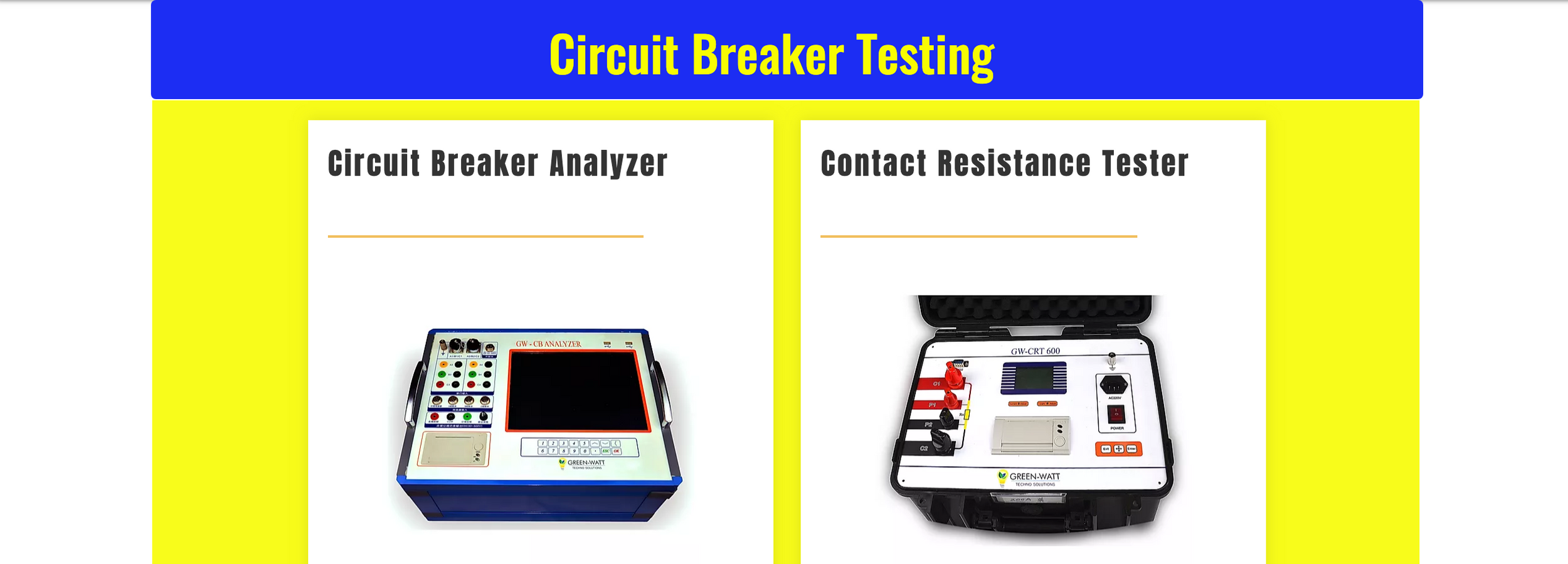 Circuit Breaker Test Kit KPM Engineering Solu