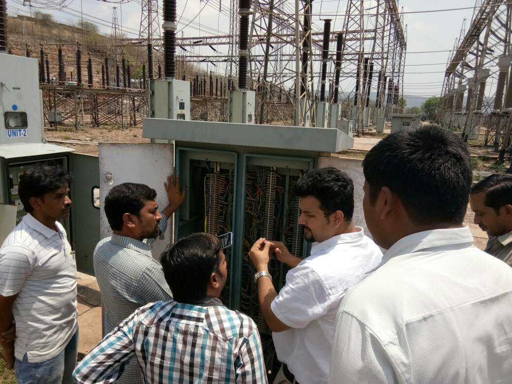 CT Testing demonstration at an  EHV switchyard of  Hydro Power Plant