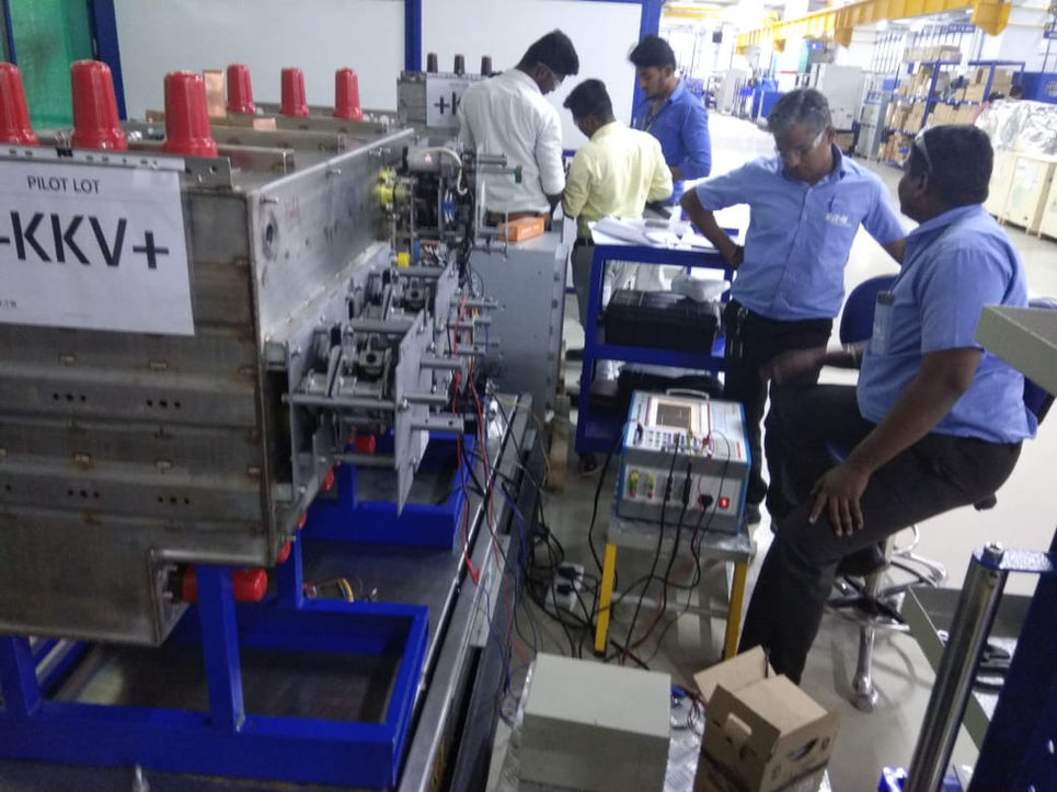 Circuit Breaker Testing at a leading RMU manufacturer using KPM CB Analyzer