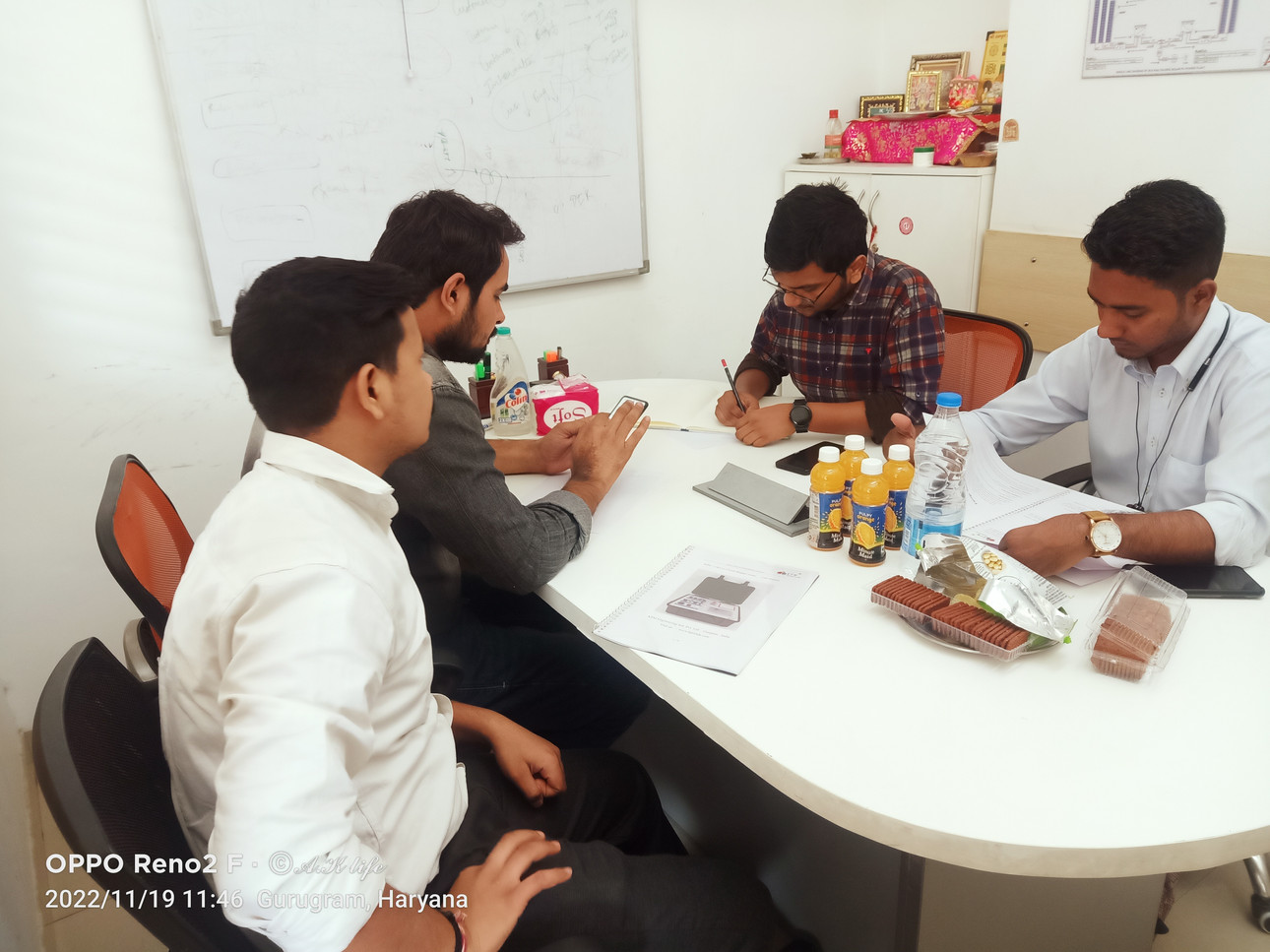 Our KPM Team group discussion.