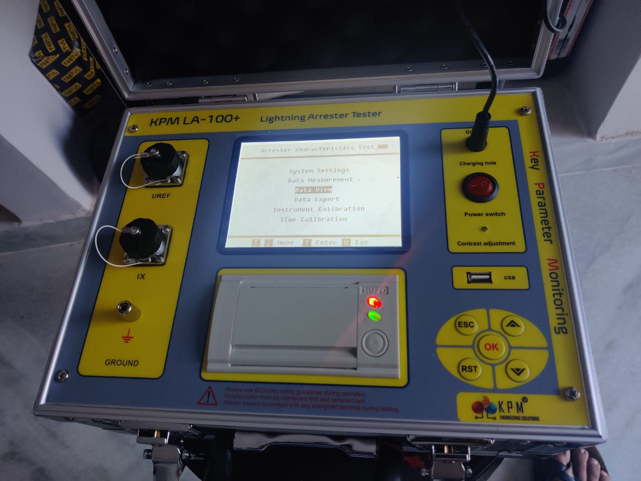 KPM LA 100+ , Lightning Arrester Tester / MOA Tester / Surge Arrester Tester / 3rd Harmonic Leakage Current Tester