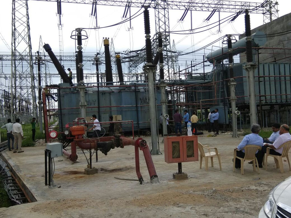 315MVA Power Transformer Bushing CT Testing