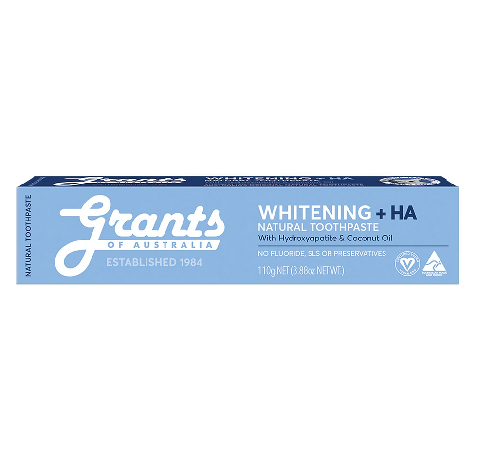 Thumbnail: Whitening + HA Hydroxyapatite Natural Toothpaste - Fluoride Free - Grants