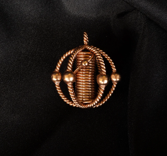 Thumbnail: Copper Harmonizer Tensor Pendant - Sacred Knowledge