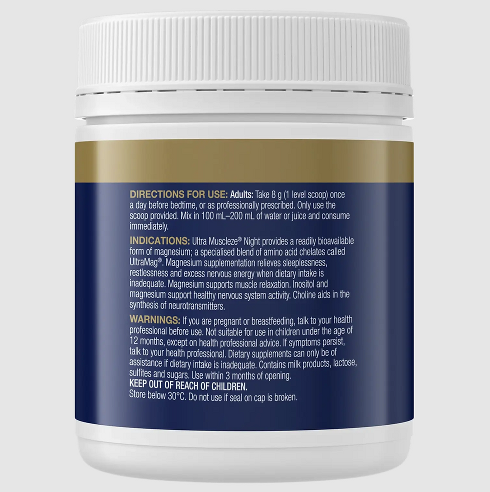 Thumbnail: Ultra Muscleze Night - 400g - BioCeuticals