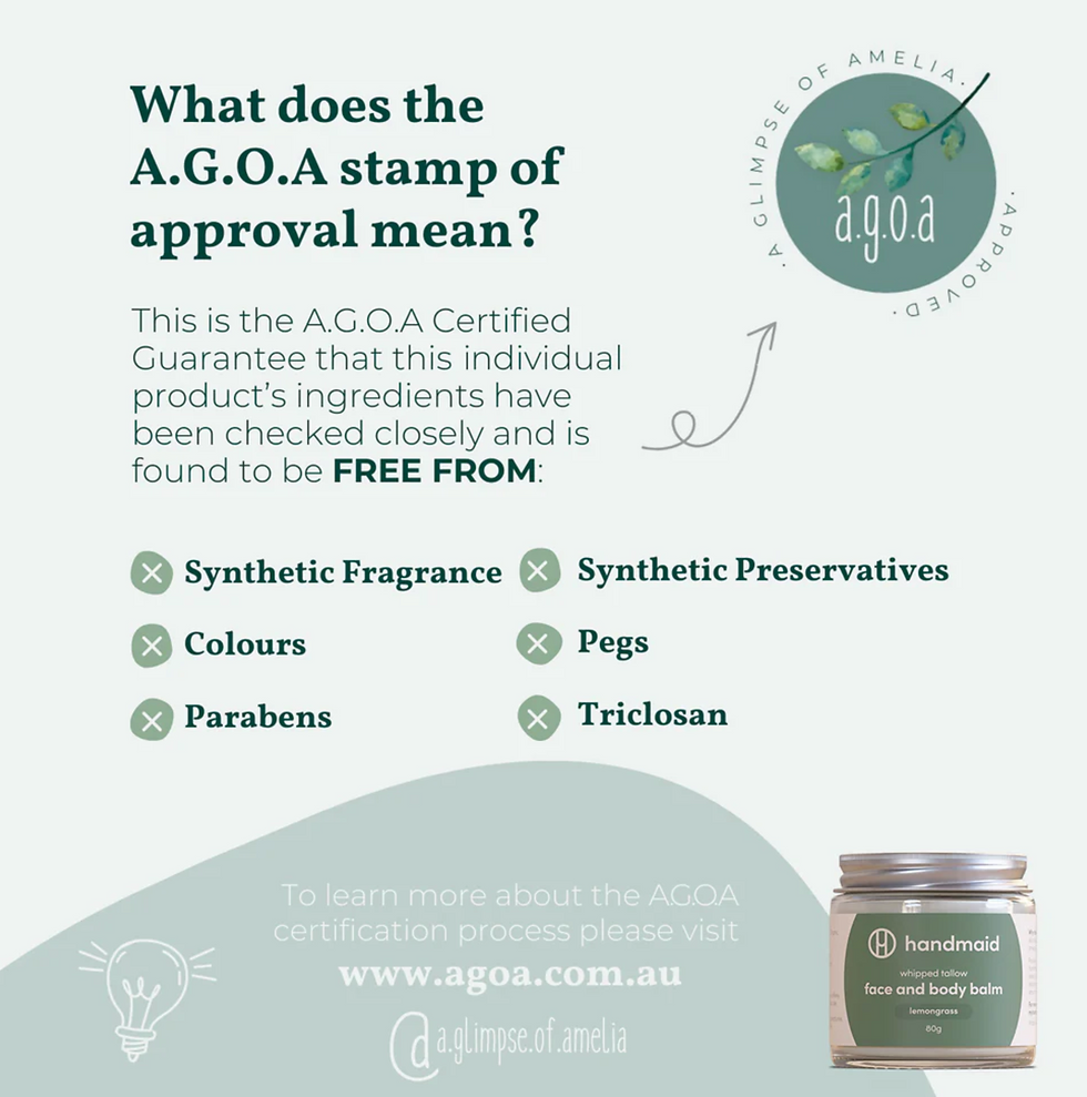 Thumbnail: Whipped Tallow Face and Body Balm - Lemongrass - Grass Fed - Handmaid