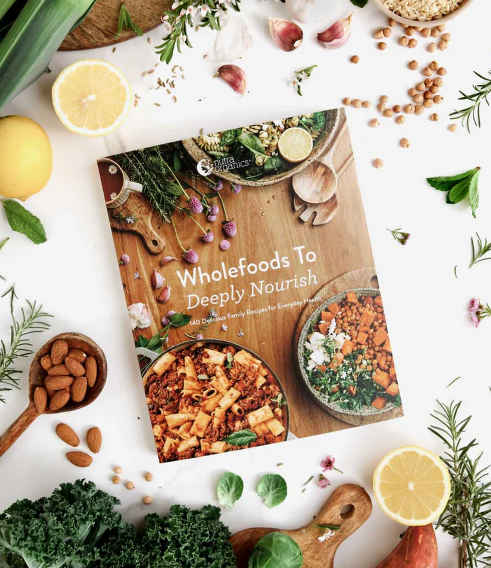 Thumbnail: Wholefoods to Deeply Nourish Cookbook - 140 Recipes - Nutra Organics