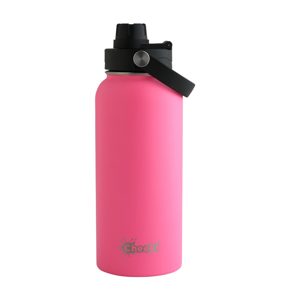 Thumbnail: 1L Double Wall Stainless Steel Adventurer Water Bottle - Cheeki